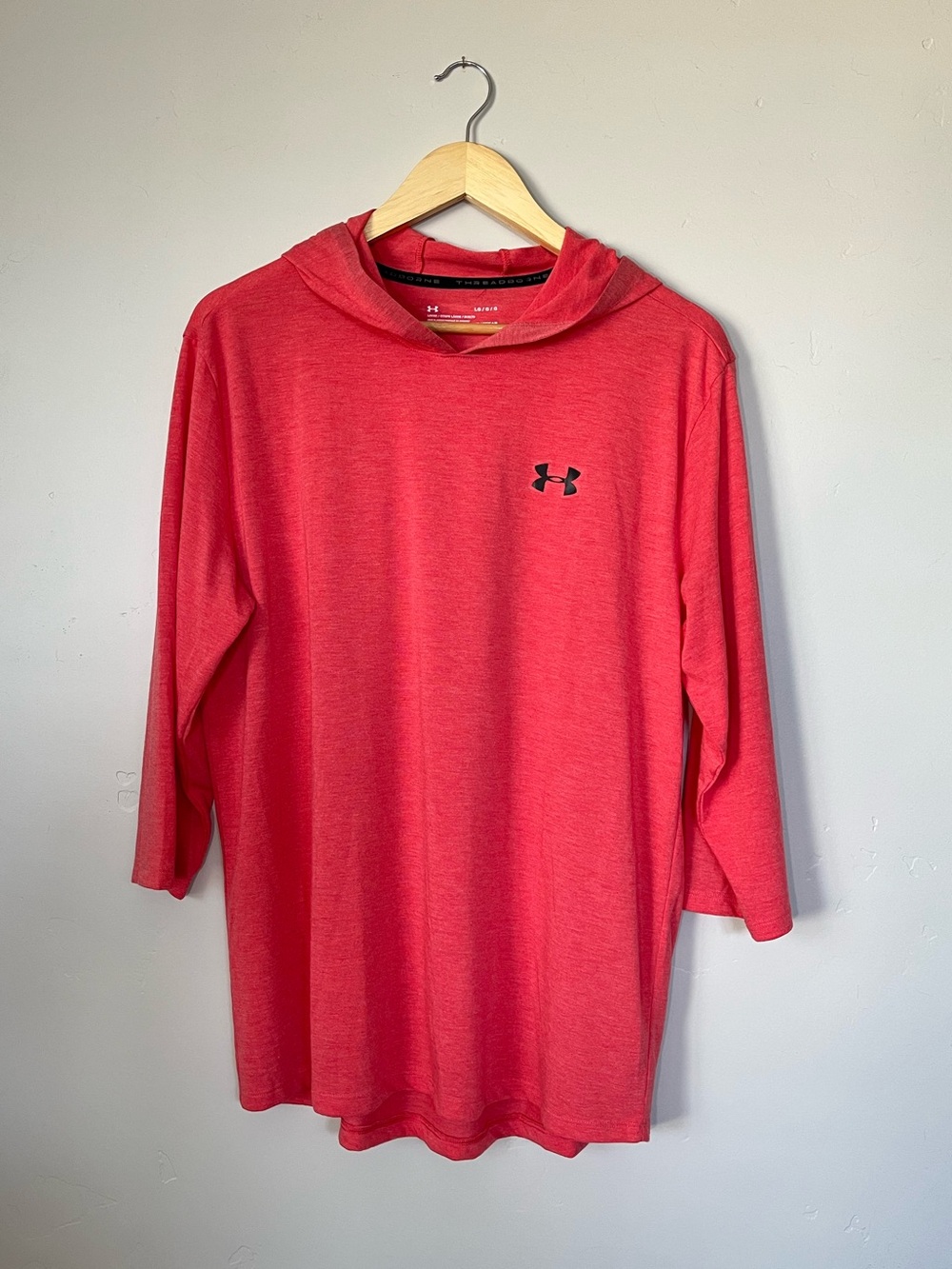 Under Armour | Redish Hooded Short Sleeve Shirt